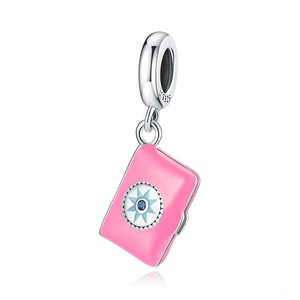 Love Diary Silver plating Star Charm Fit Bracelet Girls DIY Jewelry Beads