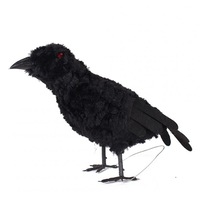 Luminous Simulate Animal Shape Hanging Pendant Halloween Haunted House Bar Decor Glowing crow