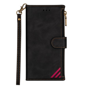 Luxury Zipper Flip Wallet PU Leather Case for Sasmung Galaxy A7 2018 Card Slot Stand Phone Bag Book Cover