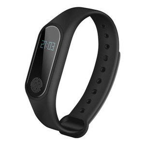 M2 Heart Rate Sleep Monitor Pedometer Sport Colorful Smart Bracelet Smart Watch BLACK COLOR