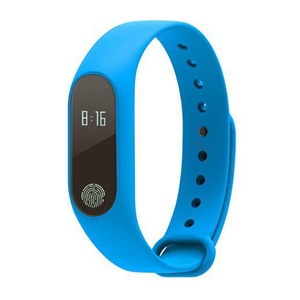 M2 Heart Rate Sleep Monitor Pedometer Sport Colorful Smart Bracelet Smart Watch BLUE COLOR