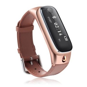 M6s bluetooth Headset Smart Bracelet Sport Tracker Sleep Moniter Smart Watch For Android IOS Phone GOLD COLOR