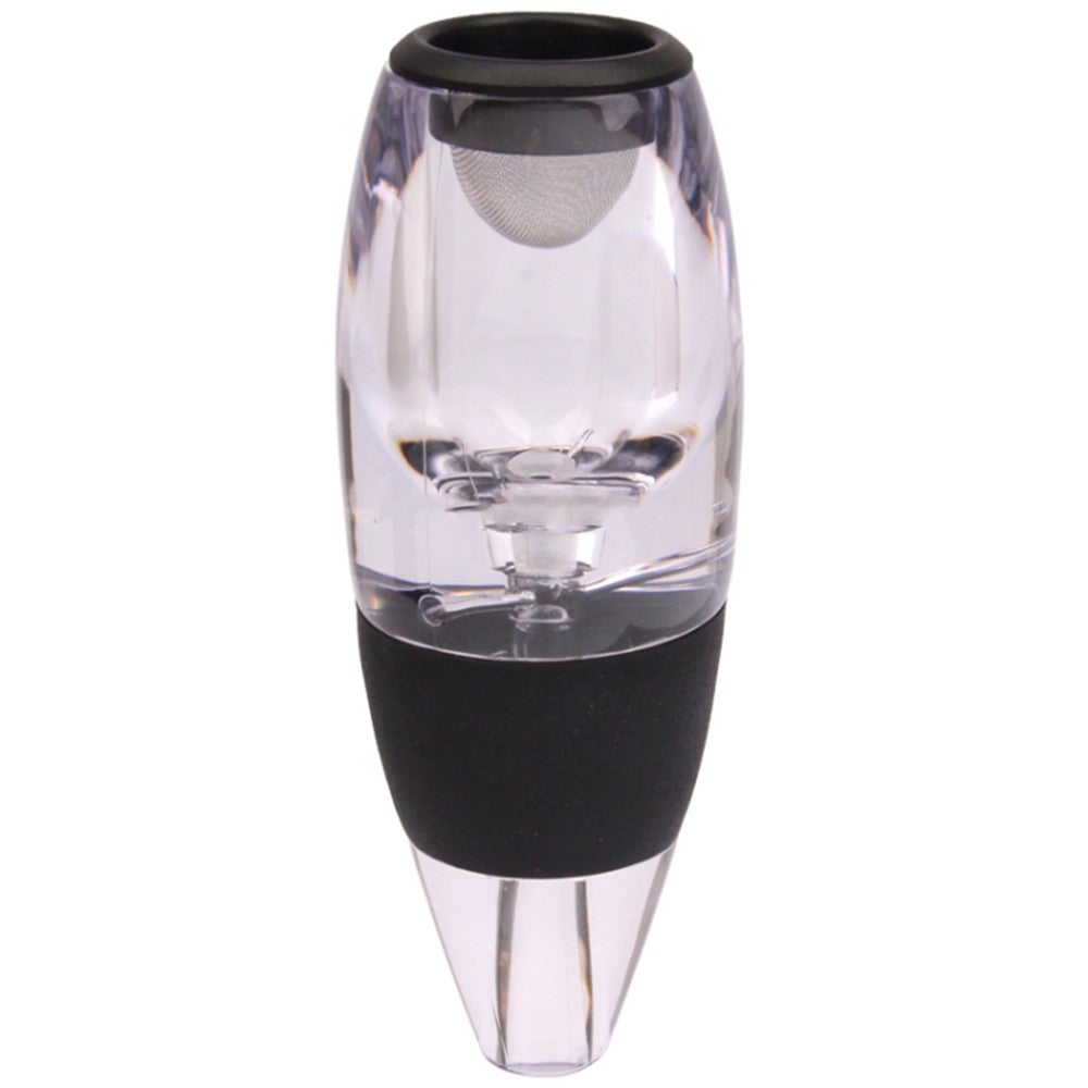 Magic Decanter Essential Aerator Sediment Filter with LED Induction for Red Wine(Transparent)