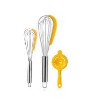 Manual Egg Beater Mixer Kitchen Baking Utensil Milk Cream Butter Whisk Mixer Egg Beater Foamer Stirrer Kitchen Tools
