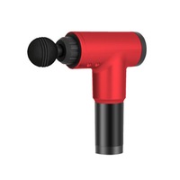 Massage Gun Powerful Cordless Handheld Deep Tissue Muscle Massager to Massage Different Parts of The Body-Red