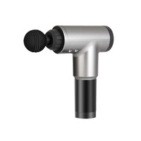 Massage Gun Powerful Cordless Handheld Deep Tissue Muscle Massager to Massage Different Parts of The Body-Silver