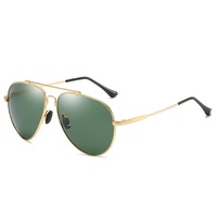 Memory Frame Flying Sunglasses Polarized Sunglasses Sunglasses Sunshade Suitable for Outdoor Driving-Gold
