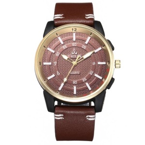 Men Business Quartz Watch Stylish Luxury Leather Watchband Wristwatch