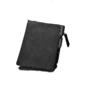 Men Leather Wallet Pocket ID Card Holder Billfold Slim Clutch Bifold Purse Checkbook Short Clutch Billfold Gifts