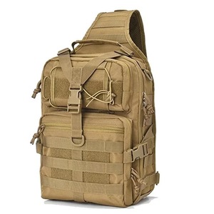 Men Outdoor Tactical Molle Backpack Waterproof 800D Nylon Assault Pack Sling Chest Bag Camping Hiking NISE COLOR