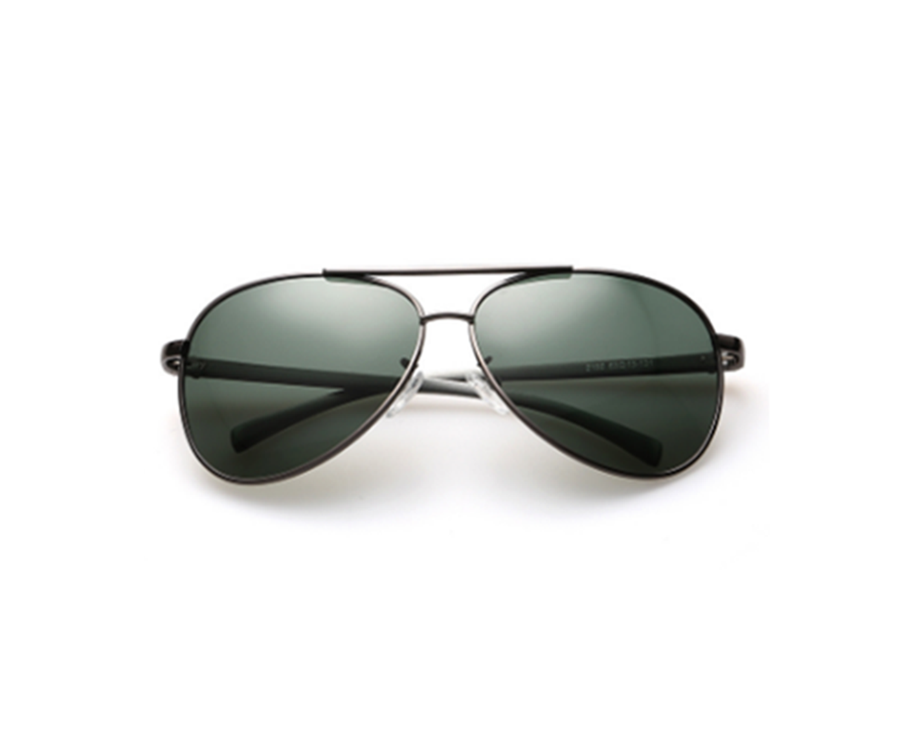 Men Polarized UV 400 Metal Framed Aviator Sunglasses - Green