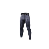 Men'S Compression Pants Baselayer Cool Dry Sports Tights Leggings - Grey