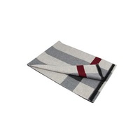Men'S Scarf Warm And Thicker Chequered Cotton Scarf In Autumn And Winter - 1