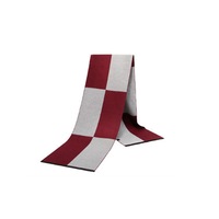 Men'S Scarf Warm And Thicker Chequered Cotton Scarf In Autumn And Winter - 3