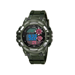 Men's Watch Multifunctional Waterproof Mountaineering Electronic Watch - GREEN