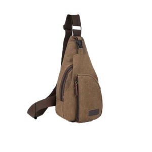 Men Vintage Canvas Sling Satchel Messenger Shoulder Sling Chest Pack Bag Travel Sports School Bag