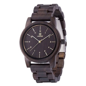 Mens Classic Casual Natural Wood Watch Quartz Wooden Band Gift Giving Wrist Watch Zebrawood uw1007