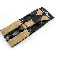 Mens Y-Back Adjustable Elastic Button End Suspenders