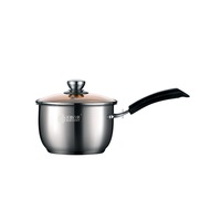 Milk Saucepan Stainless Steel Soup Porridge Milk Pan Suit For All Stove Induction Pots With Handle Heat-Proof Cookware
