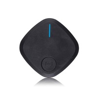 Mini Bluetooth 4.0 Key Finder Smart Alarm Anti Lost Tracker Selfie Controller Bluetooth Anti-lost Film Anti-theft Alarm-Black