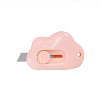 Mini Cloud Portable Utility Knife Paper Cutter Cutting Paper Razor Blade for School Office Stationery Cutting Supplies