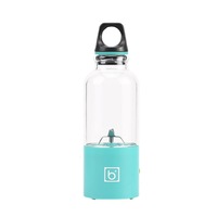 Mini Portable Electric Juicer Cup USB Rechargeable Juicer Fruit Juice Extractor(Blue)