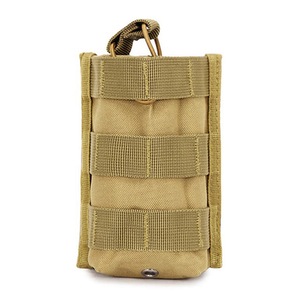Mini Walkie Talkie Tactical Bag Military Camouflage Outdoor Camping Hunting Bag Storage Pouch MUDCOLOR COLOR