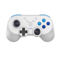 Mini Wireless Controller Bluetooth Controller with Vibration Suitable for Switch Host-White