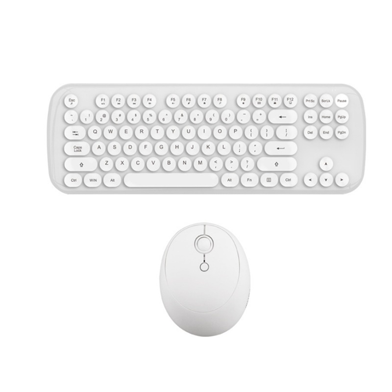 Buy Mini Wireless Keyboard And Mouse Set Round Bluetooth Keyboard And