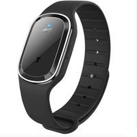 Mosquito Repellent Bracelet M1 Portable Ultrasonic Physical Mosquito Repellent Bracelet USB Rechargeable (Black)
