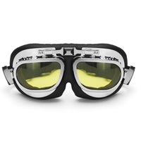 Motorcycle Goggles Vintage Motocross Classic Glasses Retro Pilot Cruiser Steampunk ATV Bike Glasses