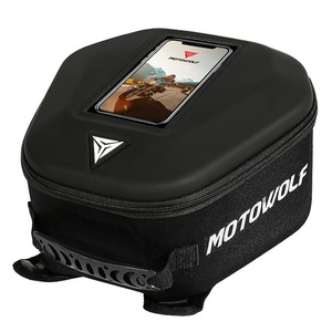Motorcycle Tank Bag Multifunction Waterproof Luggage With Touch Screen Mobile Phone Bag Backpack Reservoir Fixed Universal