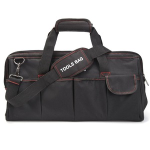 Multi-function Adjustable Tool Bag Shoulder Bag Repair Tools Oxford Waterproof Large Size Metal Frame Port Handbag Organizer