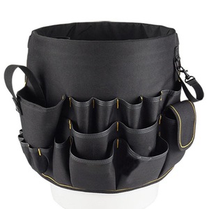 Multi-Function Tool Belt Bag Oxford Cloth Hardware Repair Kit Tool Bucket Organizer 30x28cm