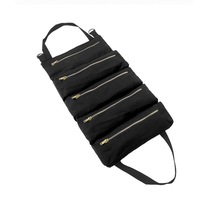 Multi-Purpose Tool Roll Up Bag Wrench Roll Pouch Hanging Tool Carrier Sling Holder Zipper Carrier Tote