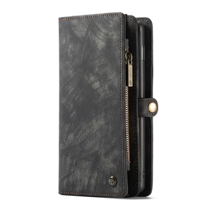 Multifunction 2 in 1 Split Wallet Bag PU Leather Case for Samsung Galaxy S7 Flip Zipper Phone Back Cover for Samsung S7
