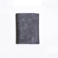 Multifunction Mini Card Holder PU Outdoor Travel Cycling Portable Credit Card Case Wallets Keychain Packet GRAY COLOR