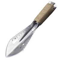 Multifunction Stainless Steel Shovel Trowel Garden Camping Hiking Outdoor Army Scraper
