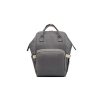 Multifunctional Large-capacity Mummy Bag Portable Mother-to-child Bag - DARK GREY