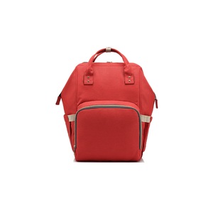 Multifunctional Large-capacity Mummy Bag Portable Shoulder Mother-to-child Bag - RED