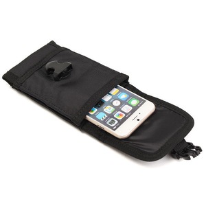 Multifunctional Portable Oxford Cloth Belts Pouch Waist Bag for Phone Under 5.5 inch BLACK COLOR