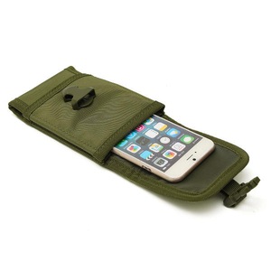 Multifunctional Portable Oxford Cloth Belts Pouch Waist Bag for Phone Under 5.5 inch GREEN COLOR