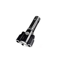 Multifunctional Strong Light Waterproof Flashlight 3 Lamp Head Outdoor Lighting Night Riding Flashlight-E39