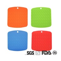 Multipurpose Silicone Kitchen Tool - Premium Pot Holder,Heat Resistant Hot Pads, 4PCS