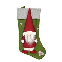 New Arrival Christmas Stockings Socks Ornaments Faceless Doll Gift Bags Hanging Decoration