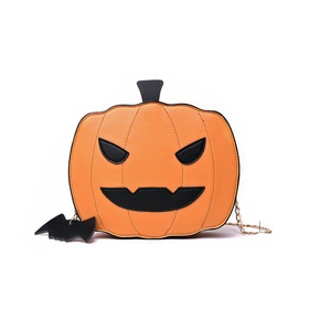 New Brand Girls Casual Halloween Pumpkin Shaped Demon Messenger Shoulder Bag Purse Handbag