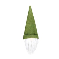 New Christmas Decorations Faceless Old Man Doll Wine Bottle Set Christmas Champagne Decoration Wine Bag Gift Bag green