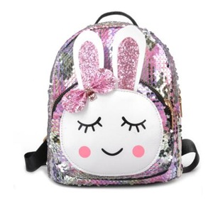 New Fashion Children School Bag Backpack Girl's Toddler Rabbit Print Shoulder Bag Kids Small Mini Bookbags