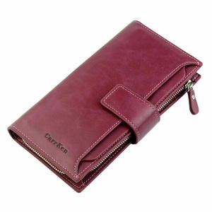 New Fashion Lady Women Leather Clutch Wallet Long Card Holder Case Purse Handbag Wristlet Handbags Long Money Bag