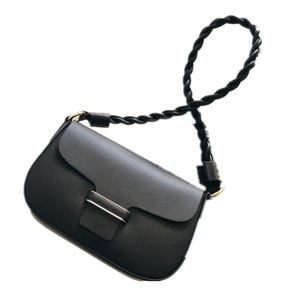 New Genuine Pu Leather Soft Crossbody Bags For Women Luxury Designer Vintage Shoulder Bag Twisted Braid Ladies Messenger Bag
